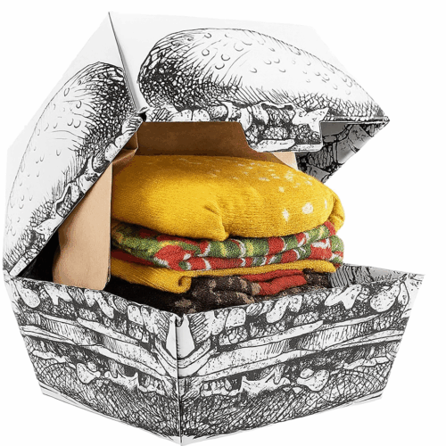 Hamburger sokken gift